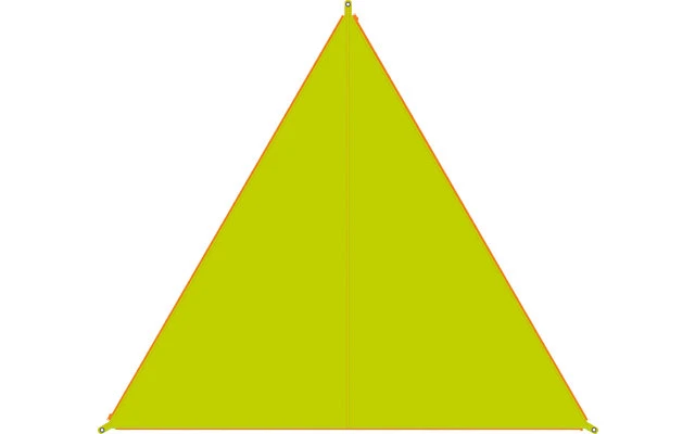 Bent Canvas Plain Single Tarp Ocean Wave / Zipper Orange 6 Bent Canvas Plain Single Tarp Ocean Wave / Zipper Orange – Bild 4