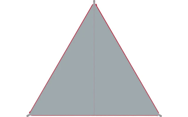 Bent Canvas Plain Single Tarp Ocean Wave / Zipper Orange 8 Bent Canvas Plain Single Tarp Ocean Wave / Zipper Orange – Bild 6