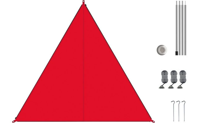 Bent Canvas Plain Set Tarp Hawaiian Ocean / Zipper Orange 5 Bent Canvas Plain Set Tarp Hawaiian Ocean / Zipper Orange – Bild 3