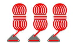 Bent Abspannleinen 3er Set Light Blue