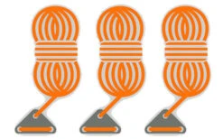 Bent Abspannleinen 3er Set Black -Outwell || High Peak || Robens Verkaufsgeschäft 251461 1777525