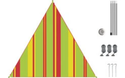 Bent Canvas Allover Set Tarp Caribbean Stripe Hawaii / Zipper Light Blue -Outwell || High Peak || Robens Verkaufsgeschäft 251481 2376752 1