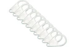 Berger Heringslasche Aluminium 10er Pack