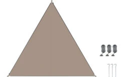 Bent TC- Zip-Canvas Single Verbindbares Sonnensegel 250 X 250 X 250 Cm Sand -Outwell || High Peak || Robens Verkaufsgeschäft 448436 3884278 1