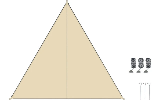 Bent TC- Zip-Canvas Single Verbindbares Sonnensegel 250 X 250 X 250 Cm Ocker 3 Bent TC- Zip-Canvas Single Verbindbares Sonnensegel 250 X 250 X 250 Cm Ocker