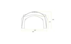 Zempire Pavillon Aerobase 3 + 1 Wall -Outwell || High Peak || Robens Verkaufsgeschäft 487575 3650605