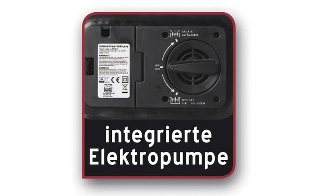 Happy People Deluxe Luftbett 196 X 97 X 47cm Grün/beige 7 Happy People Deluxe Luftbett 196 X 97 X 47cm Grün/beige – Bild 5