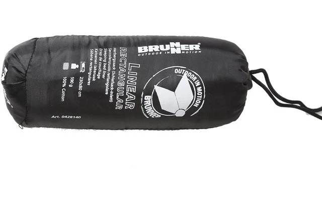 Brunner Linear Rectangular Hüttenschlafsack 230 X 80 Cm 4 Brunner Linear Rectangular Hüttenschlafsack 230 X 80 Cm – Bild 2