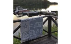 Pufz Decke Wohnwagen Weiß/grau -Outwell || High Peak || Robens Verkaufsgeschäft 553267 3686582