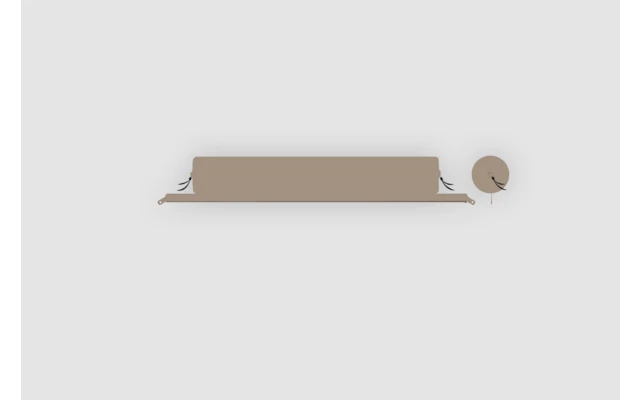 Bent Verbindbare Kissenrolle Zip Lounger XL 175 X 30 Cm Türkis 4 Bent Verbindbare Kissenrolle Zip Lounger XL 175 X 30 Cm Türkis – Bild 2