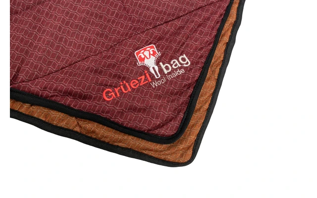Grüezi Bag WellhealthBlanket Wool Home Schlafsack Dark Red/rusty Orange 8 Grüezi Bag WellhealthBlanket Wool Home Schlafsack Dark Red/rusty Orange – Bild 6