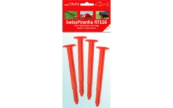 Swiss Piranha RT150 Zelthering Rot 15 Cm Einzeln -Outwell || High Peak || Robens Verkaufsgeschäft 631871 4333483