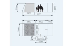 Dometic Rarotonga DA FTT 401 AIR TC LH Aufblasbares Driveaway Vorzelt 3 M Modell Links -Outwell || High Peak || Robens Verkaufsgeschäft 707879 4802012