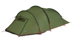 High Peak Falcon 3 LW Lightweight 3 Personen Tunnelzelt Aluminium Gestänge Olive/rot -Outwell || High Peak || Robens Verkaufsgeschäft 733028 4904024