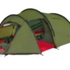 High Peak Falcon 4 LW Lightweight 4 Personen Tunnelzelt Aluminium Gestänge Olive/rot -Outwell || High Peak || Robens Verkaufsgeschäft 733370 4904120