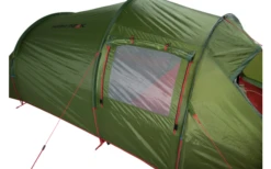 High Peak Falcon 4 LW Lightweight 4 Personen Tunnelzelt Aluminium Gestänge Olive/rot -Outwell || High Peak || Robens Verkaufsgeschäft 733379 4904138