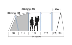 Outwell Avondale 6PA Tunnelzelt 14 Outwell Avondale 6PA Tunnelzelt -Outwell || High Peak || Robens Verkaufsgeschäft 748511 5008592