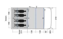 Outwell Avondale 4PA Tunnelzelt -Outwell || High Peak || Robens Verkaufsgeschäft 748517 5009087
