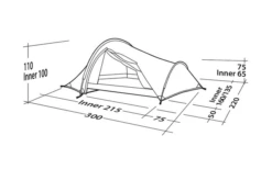 Robens Challenger 3XE Tunnelzelt Grün -Outwell || High Peak || Robens Verkaufsgeschäft 771890 5131130
